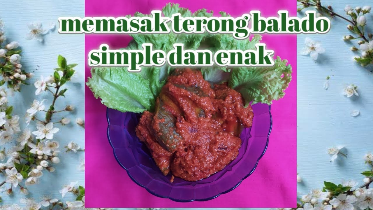 Cara memasak terong balado - YouTube