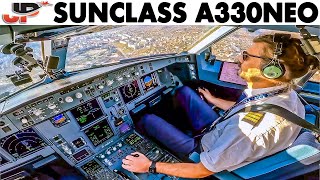 Sunclass Airbus A330neo Cockpit to Phuket Thailand