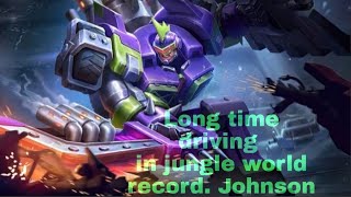 Johnson longtime driving in jungle world record