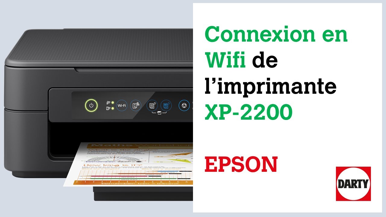 Connecter en Wi-Fi l'imprimante Epson XP-2200 