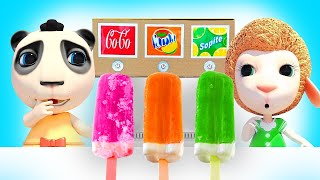 Dolly And Kids Pretend Play Cooking Fruit Selling Ice Cream Challenge New Funny Bedtime Stories