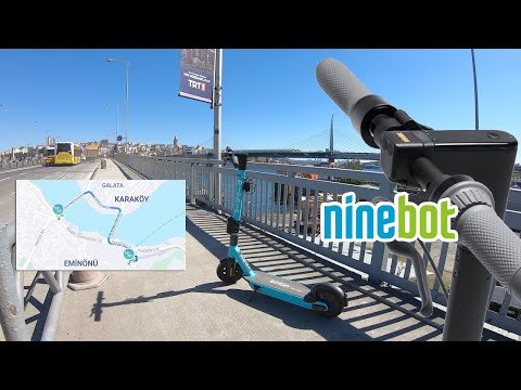 "BinBin" Ninebot KickScooter MAX G30 Electric Scooter To Rent 8min. Ride (Environment Sound Only) 4k