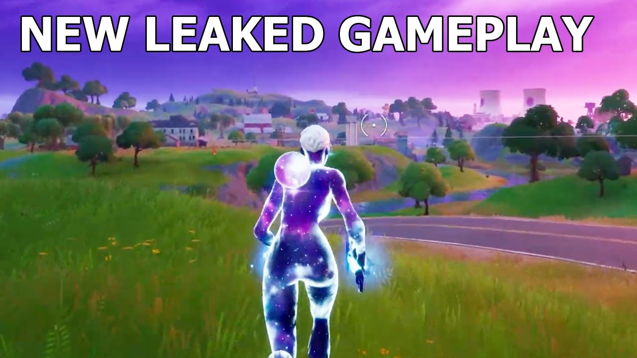 Galaxy Scout Skin Leaked Gameplay Skin Showcase Fortnite New Skin Female Galaxy Skin Gameplay Youtube