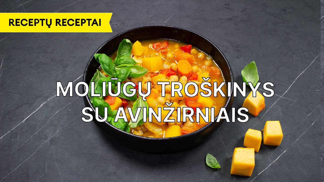 Moliūgų troškinys su avinžirniais | Receptų receptai