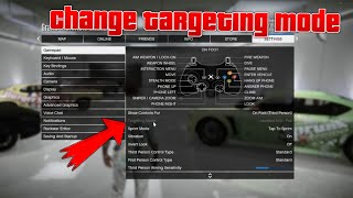 How to Change TARGETING MODE in GTA Online | Tutorial