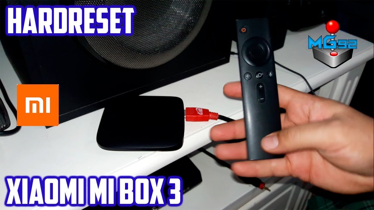 Hard Reset Xiaomi Mi Box 3 MDZ-16-AB | Configuración de Fabrica | Cuenta  Gmail | En Español - YouTube