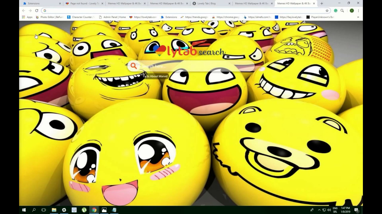 Cool Memes HD Wallpaper Chrome Theme - YouTube