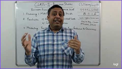 Business Studies 11.1.6 Business Functions at Enterprise Level | CS Neeraj Gupta | NGPA Rohini