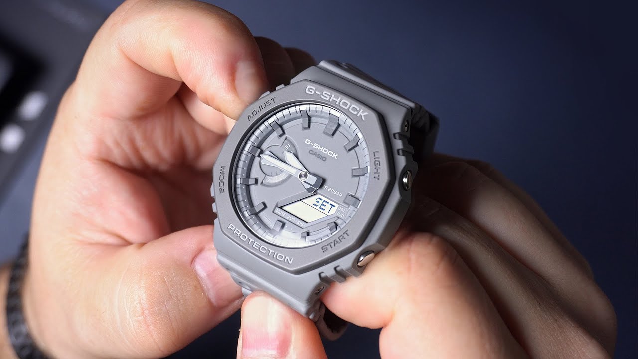 HOW TO SET TIME & DATE | G-SHOCK GA-2100 - Updated 2022!
