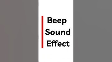 Thumbnail of #short || Beep sound effect || Subscribe for more