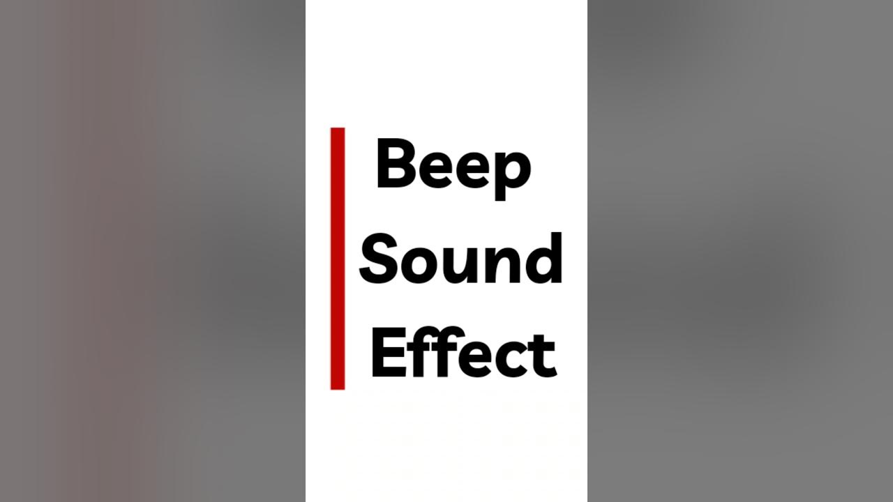 #short || Beep sound effect || Subscribe for more