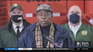 Mayor Adams, Sanitation Commissioner Give Snow Update