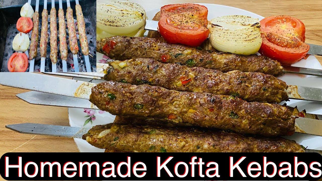 How to Make Skewer Kofta Kabab Ground Veal Afghan Style Kebab Recipe