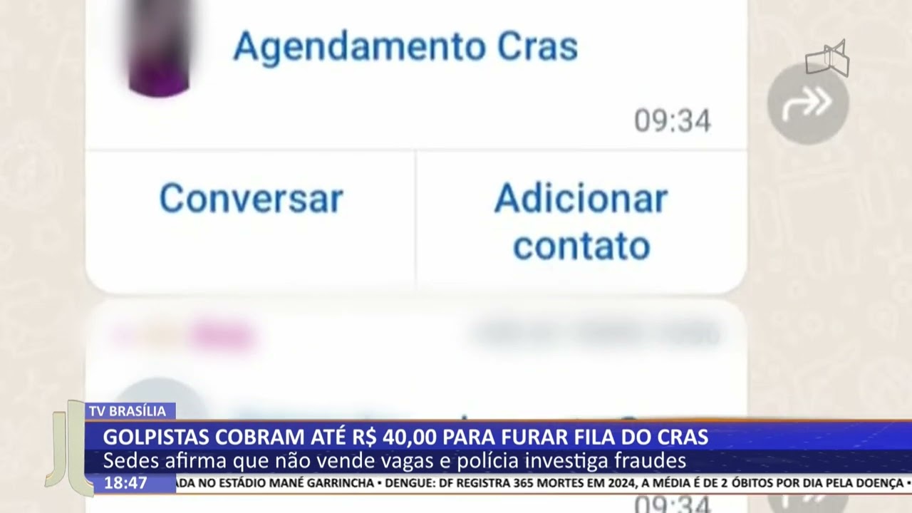 Golpistas cobram até R$ 40 para furar fila do CRAS - 