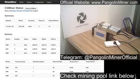 Whatsminer M3X - Live Hashrate