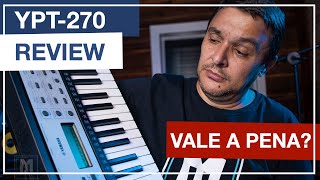 Teclado Yamaha YPT-270 Arranjador Preto Infantil