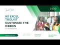 HR Excel Toolkit: Customize The Ribbon for Data Management 2025