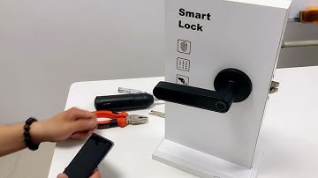 L406 Kadonio Smart Lock Password and Fingerprint Setting