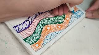 Satisfying Drawing Pattern #60 | Doodle Art | Zentangle | Easy Drawing