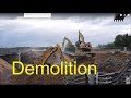 Bagger CAT 336 six  times - huge demolition site the whole story