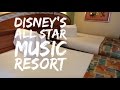 Disney's All Star Music Resort - Room and Resort tour