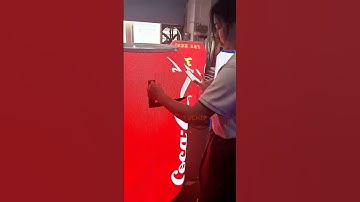 A screen shaped like a soda can—hard to look away! #yuchip #ledscreen #leddisplay #flexibleled