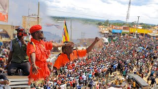 LIVE: GANO Amasanyalaze Ga H.E Bobi Wine Gatadde Abanene Ku Bunkenke, Laba Esanyu Libata