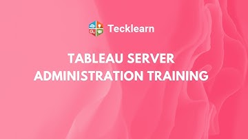 Tableau Server Administration Training