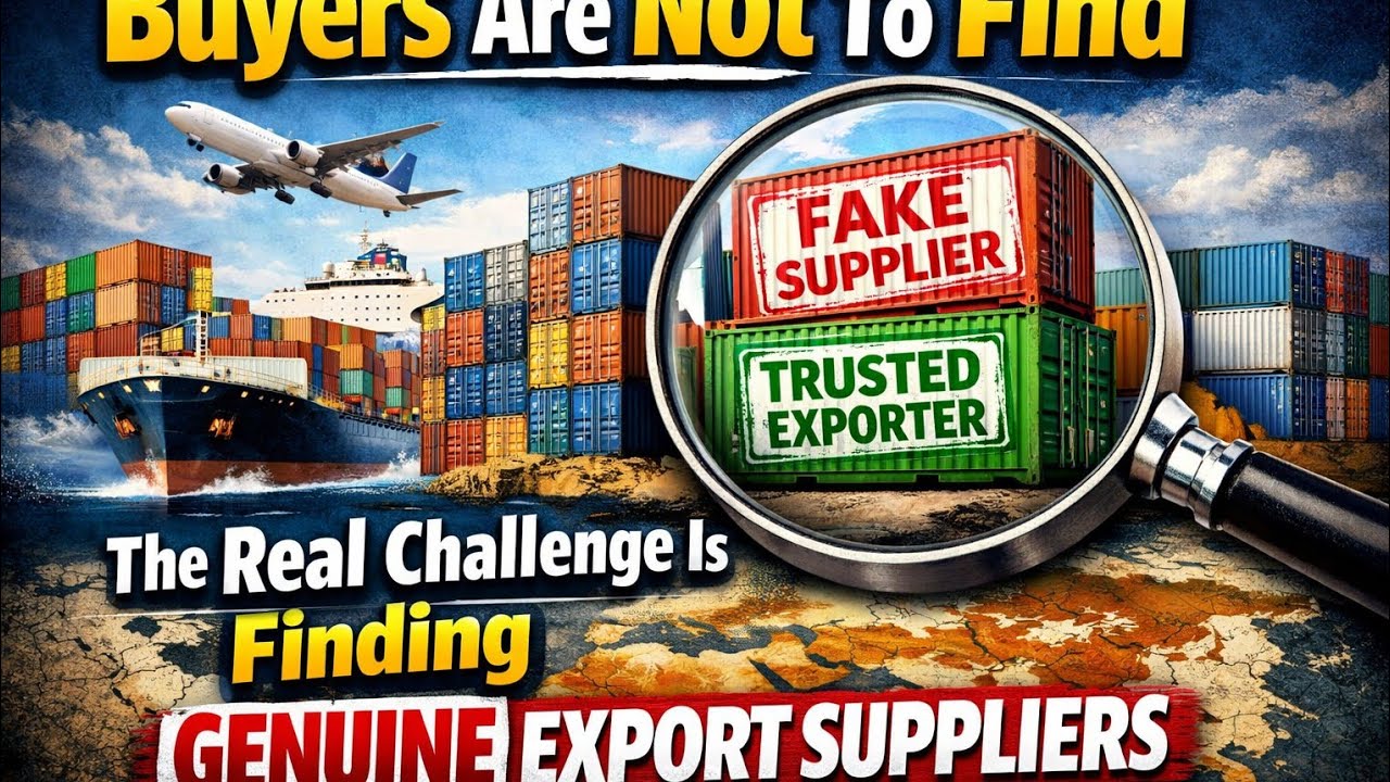 Buyers Are Not Hard to Find – The Real Challenge Is Finding Genuine Export Suppliers