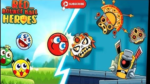 Red Bounce Ball Heroes - Gameplay walkthrough - Mission 1 Level to 9 Levels
