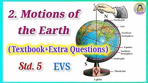 2. Motions of the Earth/Question and Answer/EVS Lesson 2/EVS STD.5/Textbook & Extra Question Answers