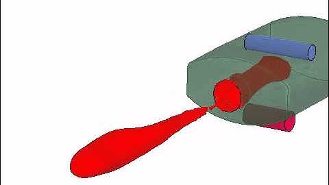 Simulation of a bottle squeeze using Ls-Dyna