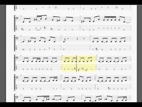 metallica-enter-sandman-bass-guitar-tablature