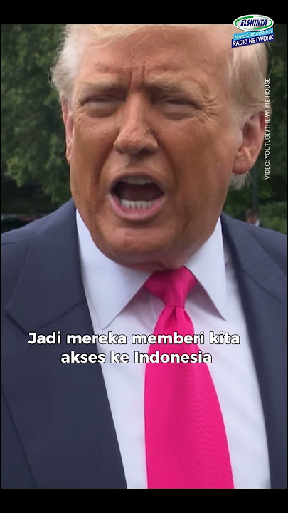TRUMP: TARIF DAGANG RI KE AS 19%