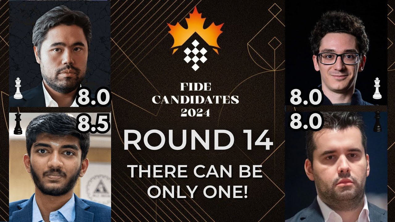 FIDE Candidates 2024 Rd 14 LIVE Watchalong Chess Live Now Live