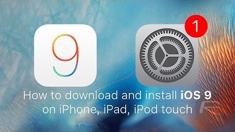 How To Install and Setup: IOS 9