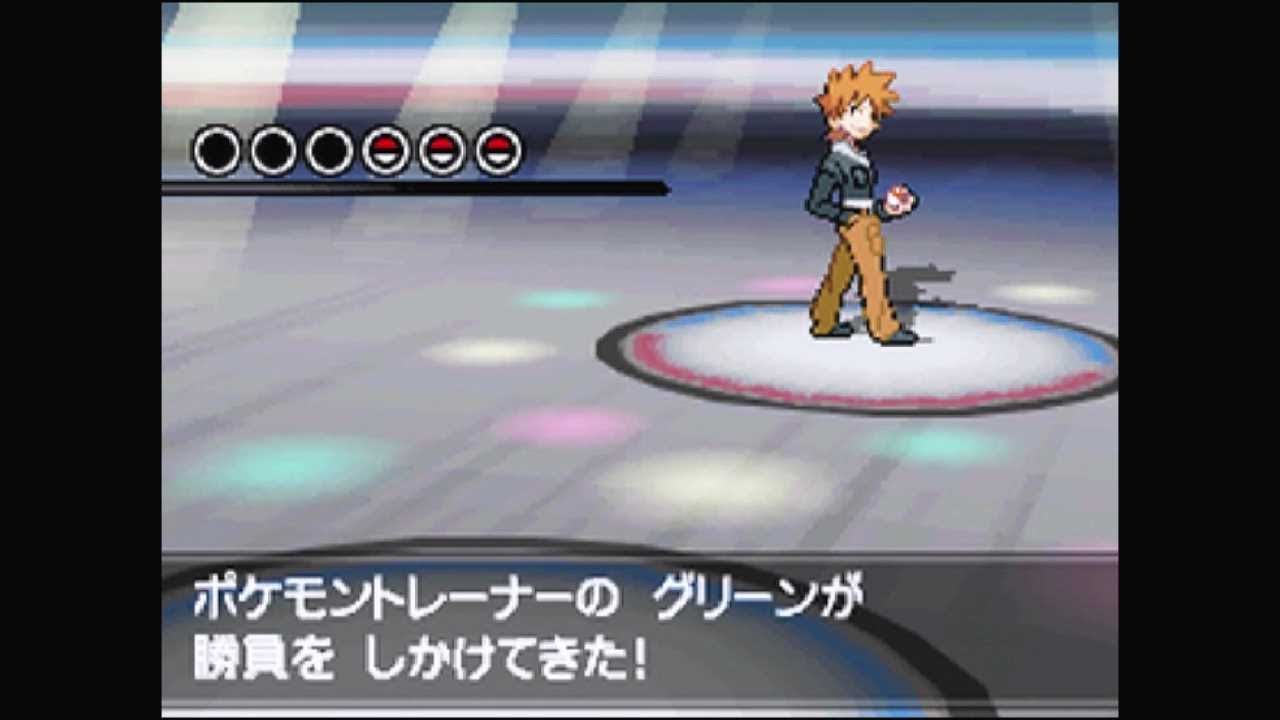 ポケモン Bw2 Vsカントーチャンピオン グリーン Pwt Youtube