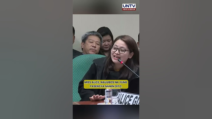 Mga senador, dismayado sa mga pag-iwas ni Alice Guo sa pagsagot sa mga katanungan sa Senate hearing