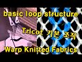 Lapping Diagram and Chain Notations. Structure of Warp Knitting. Tricot. Karl mayer. 트리코트 원단 조직 구성원리