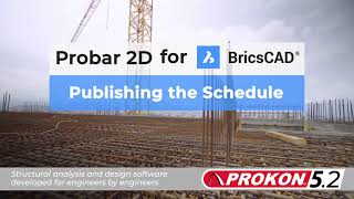 Probar for BricsCAD®: Publishing the Schedule