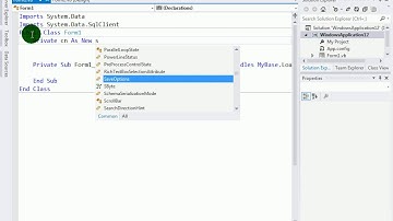 SQL Server connection with VB.net 2012