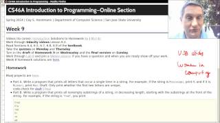 CS46A Week9 Intro