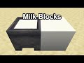 We finally have Milk blocks in Minecraft!