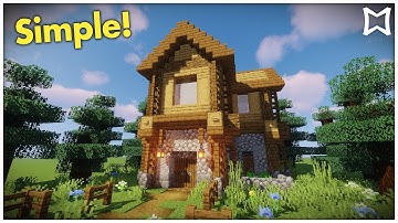 ► Minecraft - Easy & Simple Medieval Survival Starter House (TUTORIAL)