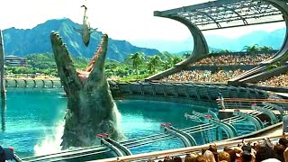 Cena Do Mosassauro Jurassic World O Mundo Dos Dinossauros 2015 Dublado Hd
