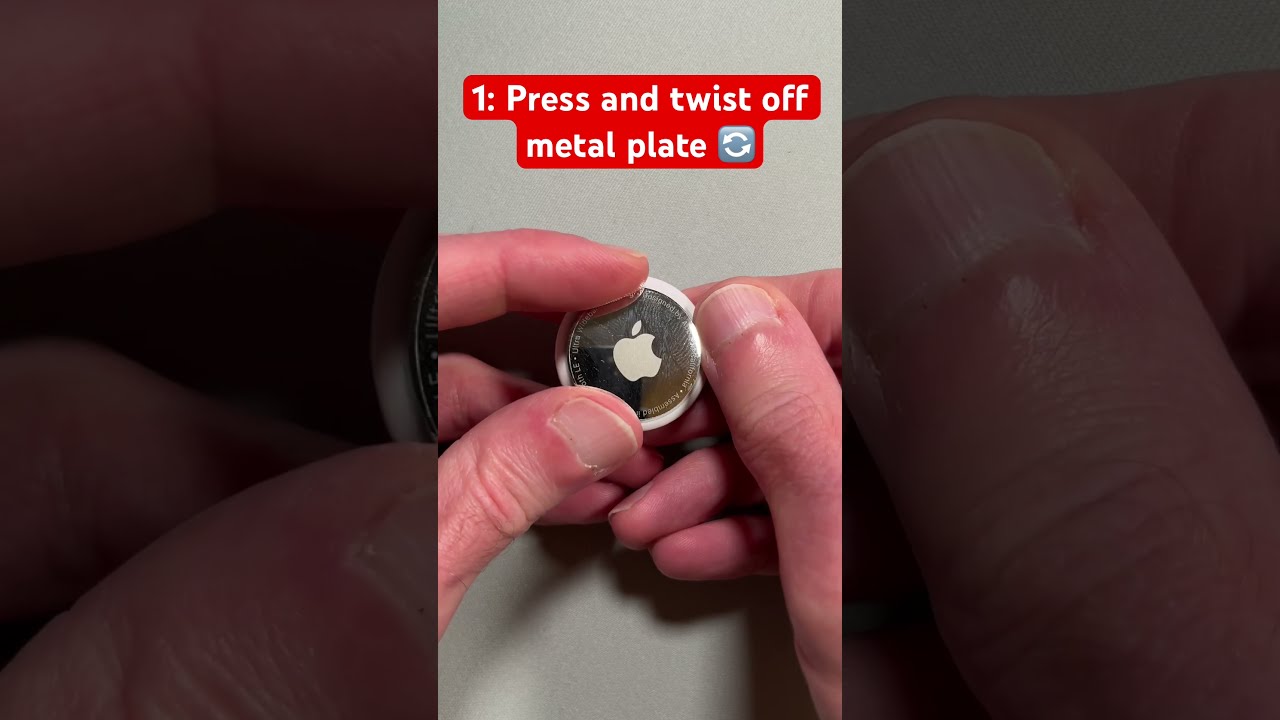 How To Change The AirTag Battery 4 Simple Steps