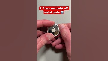 How to change the AirTag battery 🔋: 4 simple steps