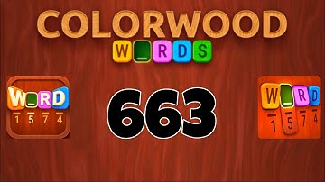 COLORWOOD WORDS Cryptogram level 663
