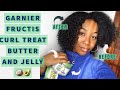 GARNIER FRUCTIS CURL TREATS BUTTER and JELLY | SHOW AND TELL 🥥🥑