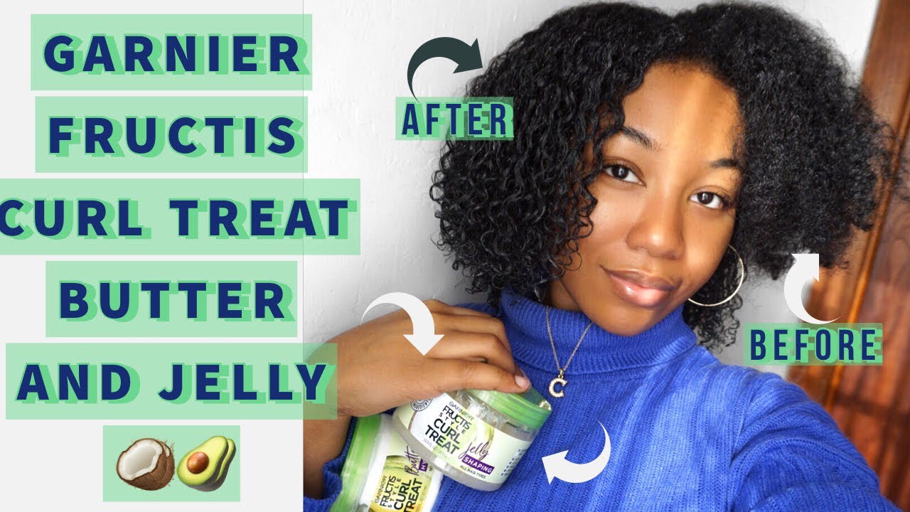 GARNIER FRUCTIS CURL TREATS BUTTER and JELLY | SHOW AND TELL 🥥🥑